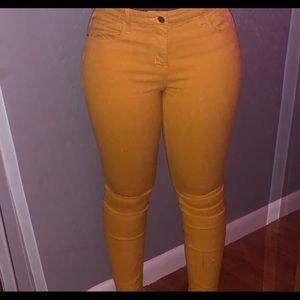 Yellow jeans